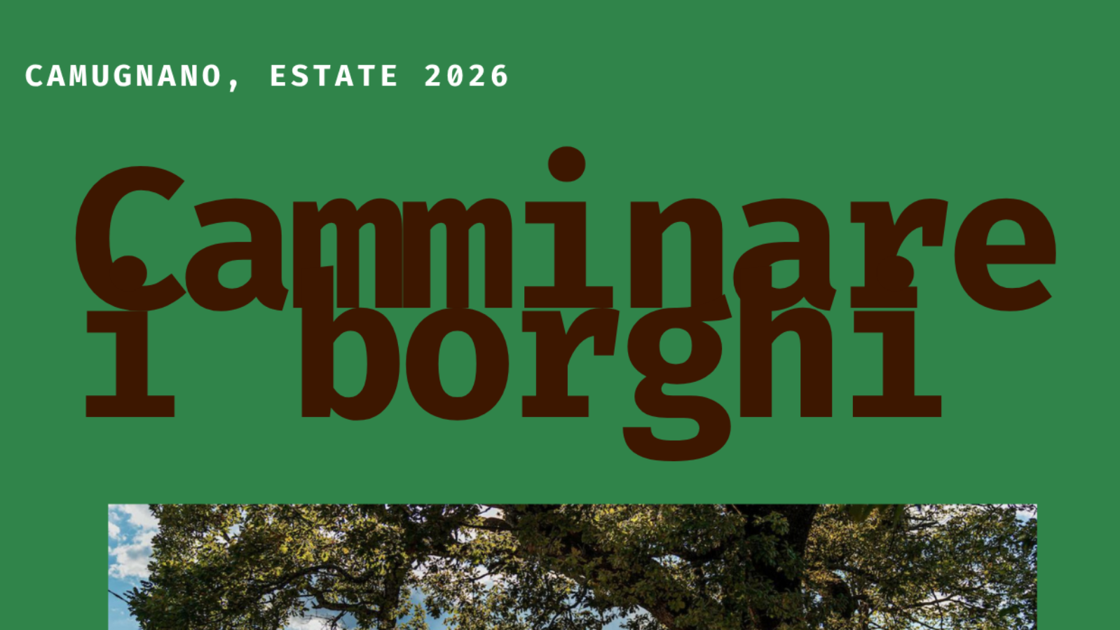 camminare i borghi 2026 