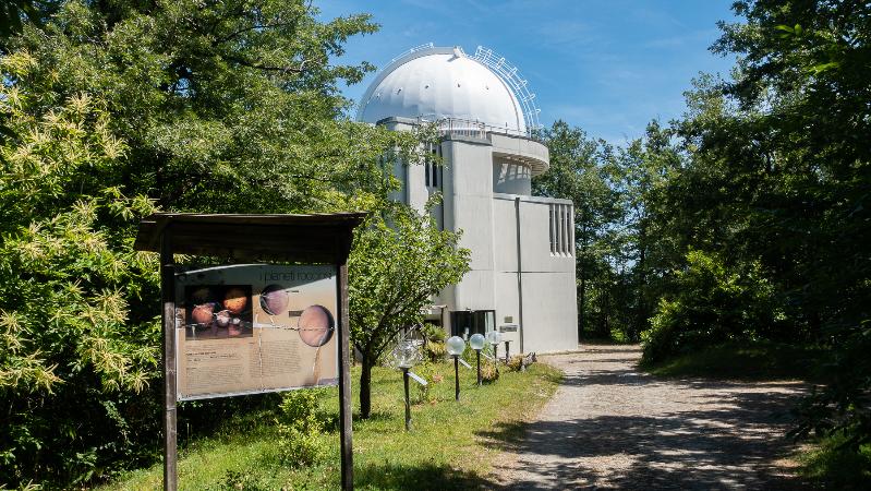 Astronomia per tutti al planetario “Un viaggio tra le stelle…cadenti” e visita al telescopio storico 