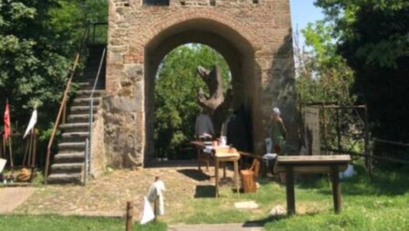 Archaeological garden and the village of San Pietro