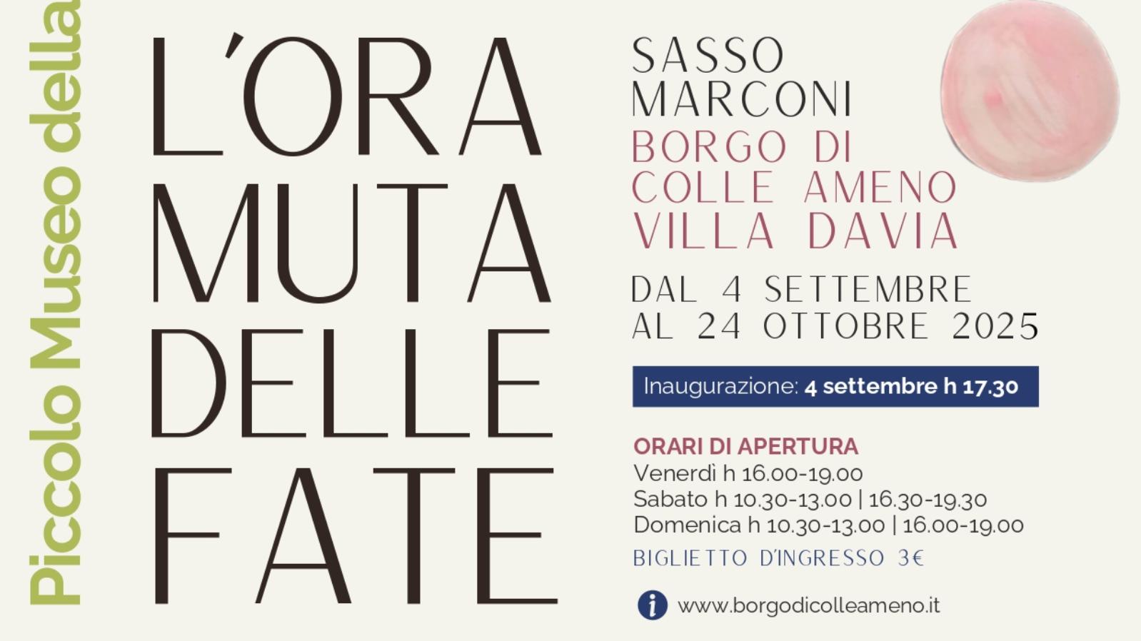 ora muta delle fate 2025 