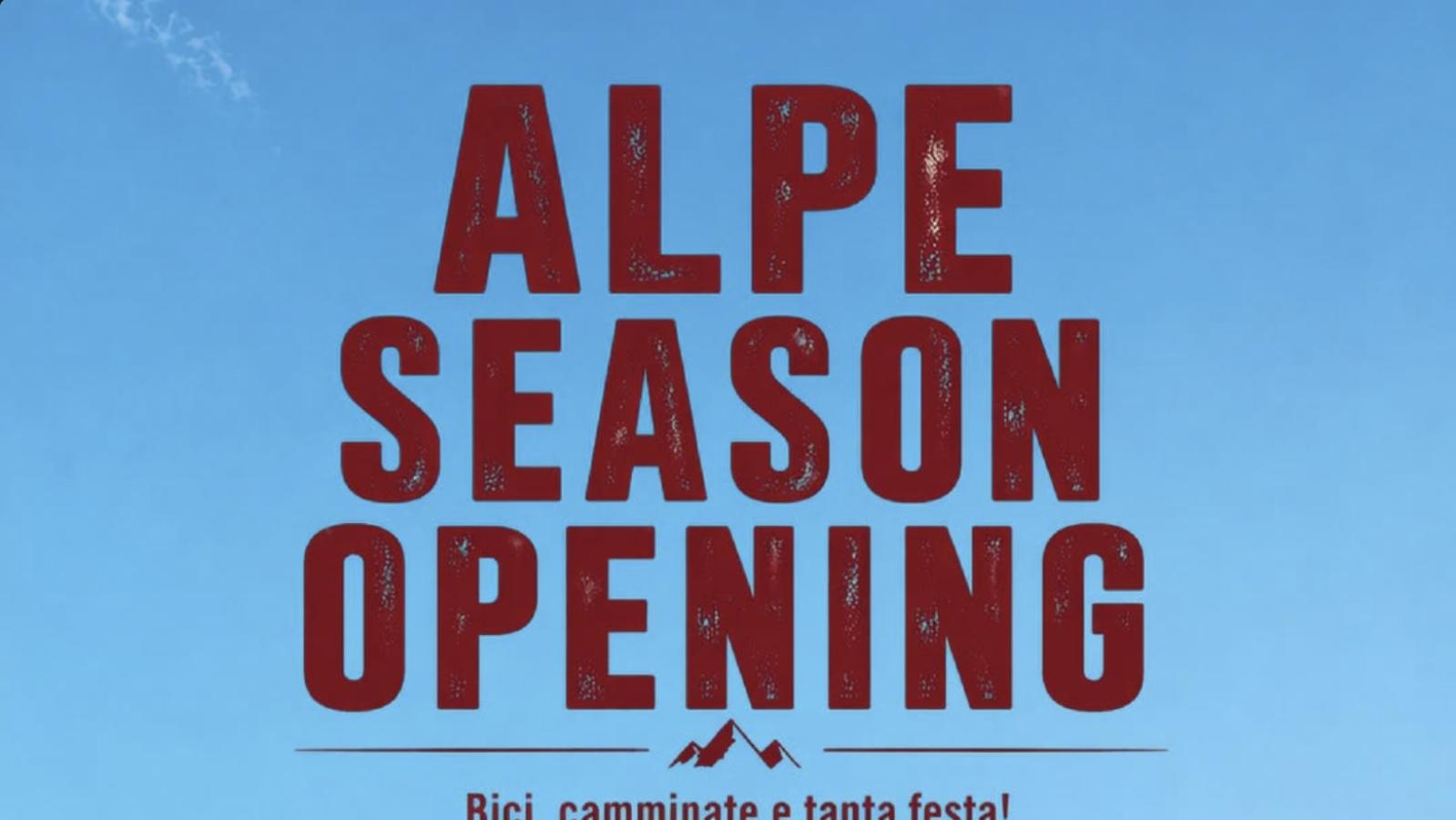 alpe opening 2026 