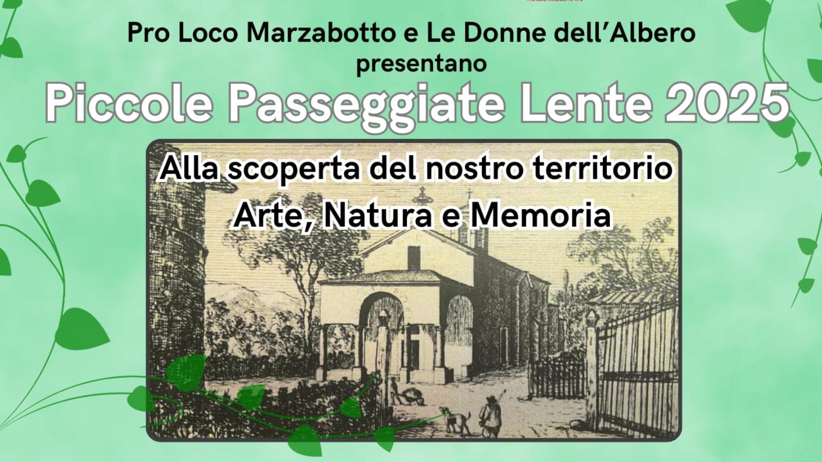 passeggiate lente 2025 