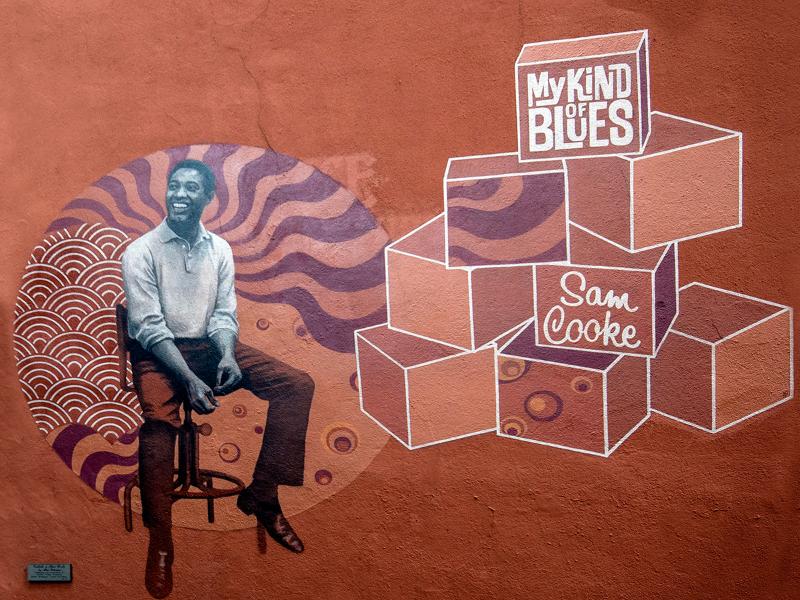 Street Art Alice Palmieri - Sam Cooke © Porretta SOUL Festival 