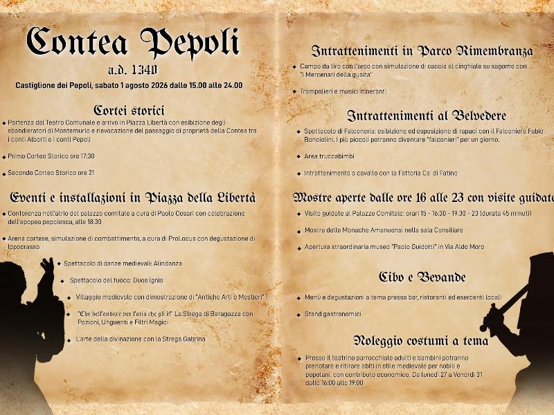programma contea pepoli 2026 