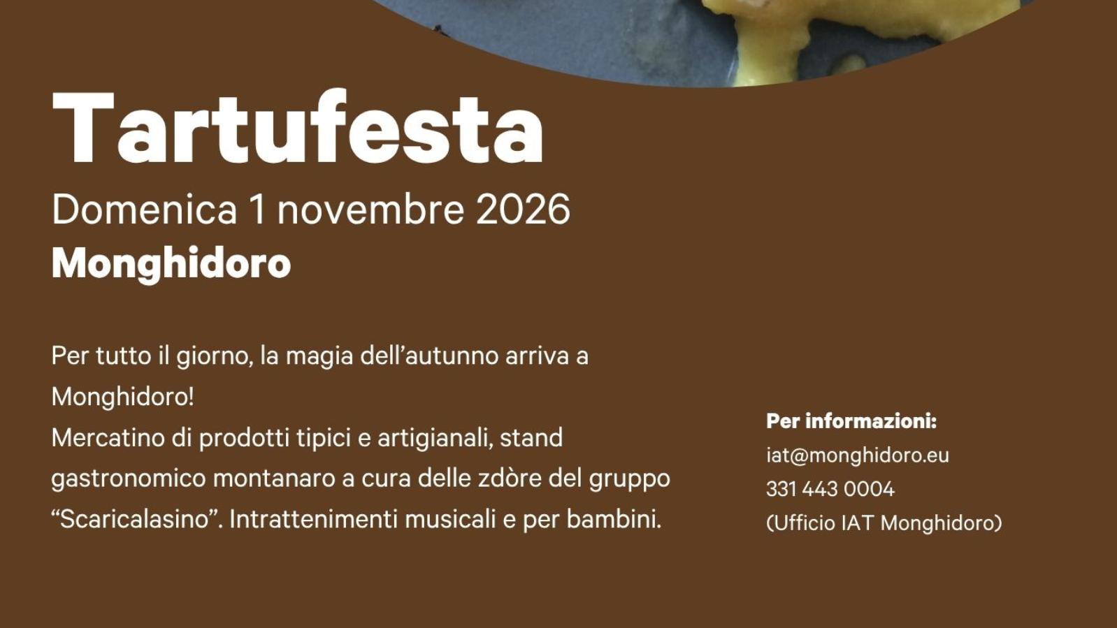 tartufesta monghidoro 2026 
