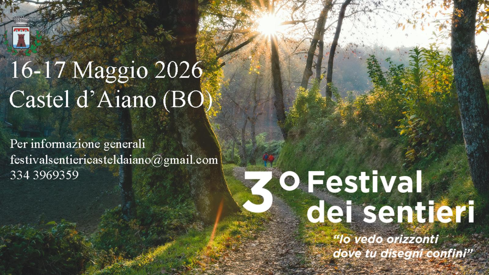festival sentieri castel d'aiano 2026 