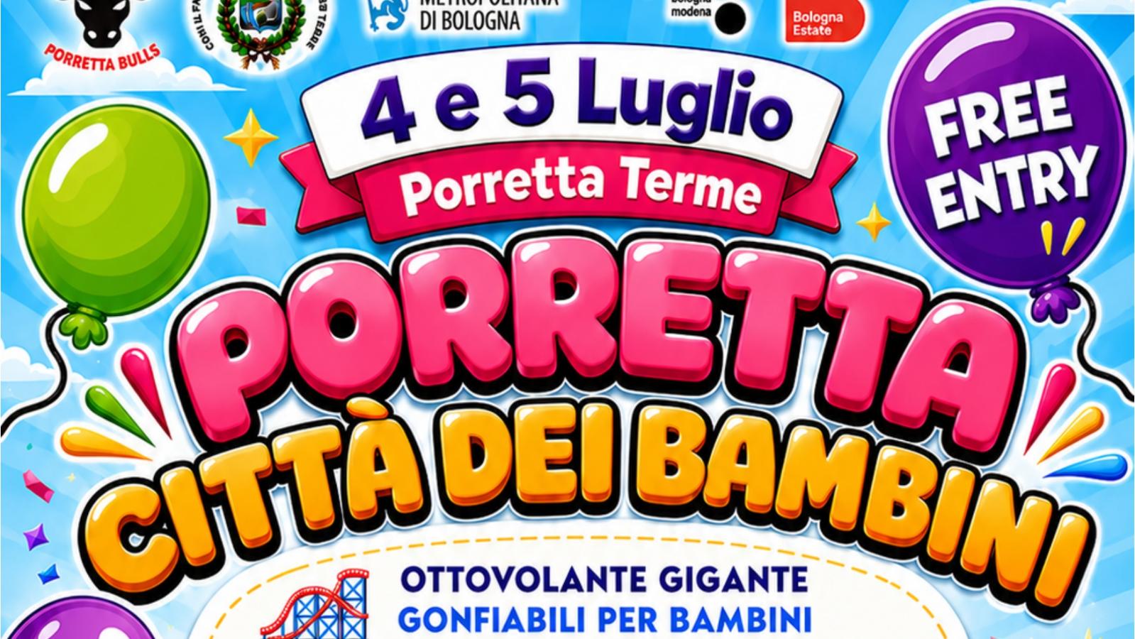 porretta città bambini 2026 